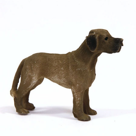 Dolls House Resin Mastiff Dog